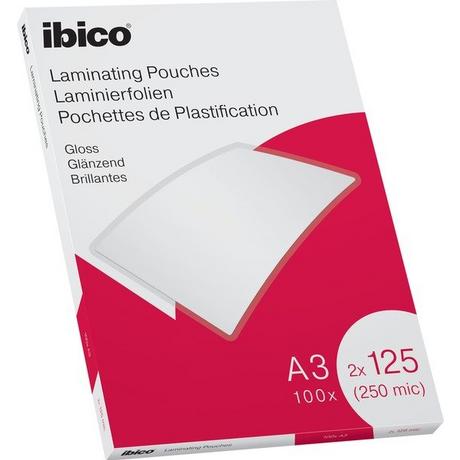 Ibico  IBICO Laminiertasche A3 627321 glanz, 125my 100 Stk 