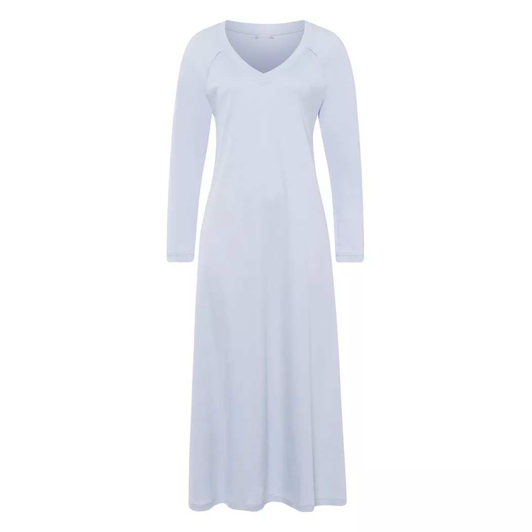 HANRO Sleepshirt - Nachthemd « Pure Essence » bleu clair | XS