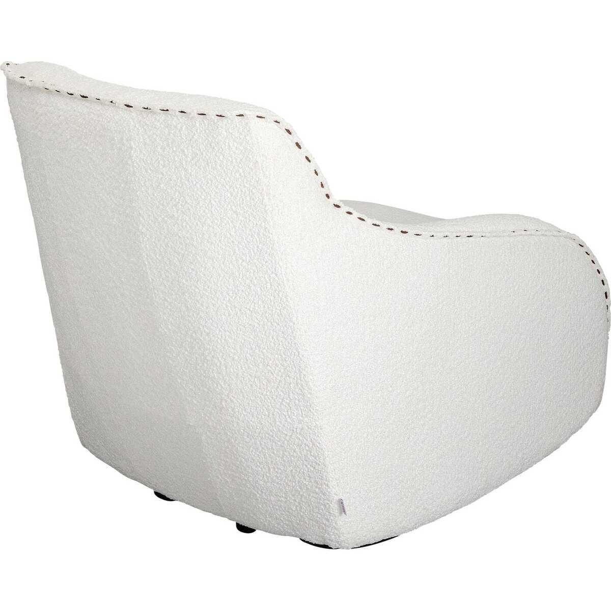 KARE Design Fauteuil à bascule Swing Ritmo Boucle crème  