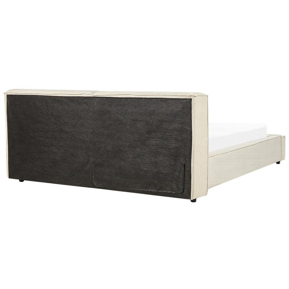 Beliani Wasserbett aus Cord  LINARDS  