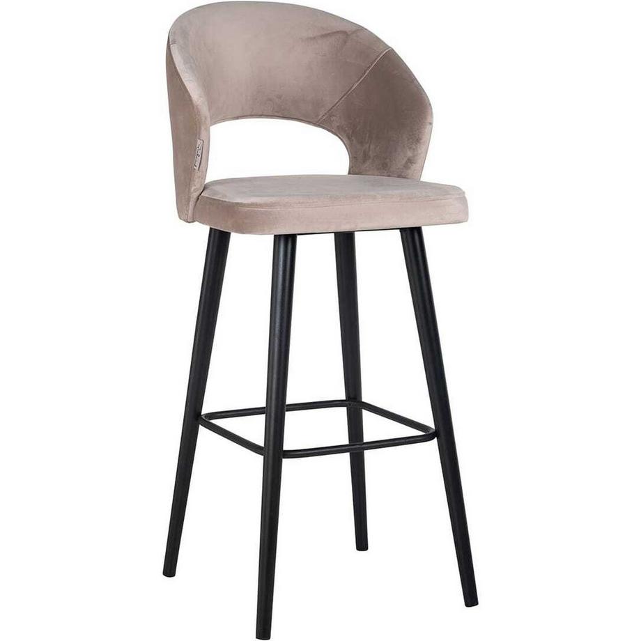 mutoni Tabouret de bar Savoy kaki noir 113  