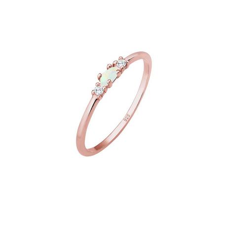 Elli  Ring Filigran Opal Zirkonia 