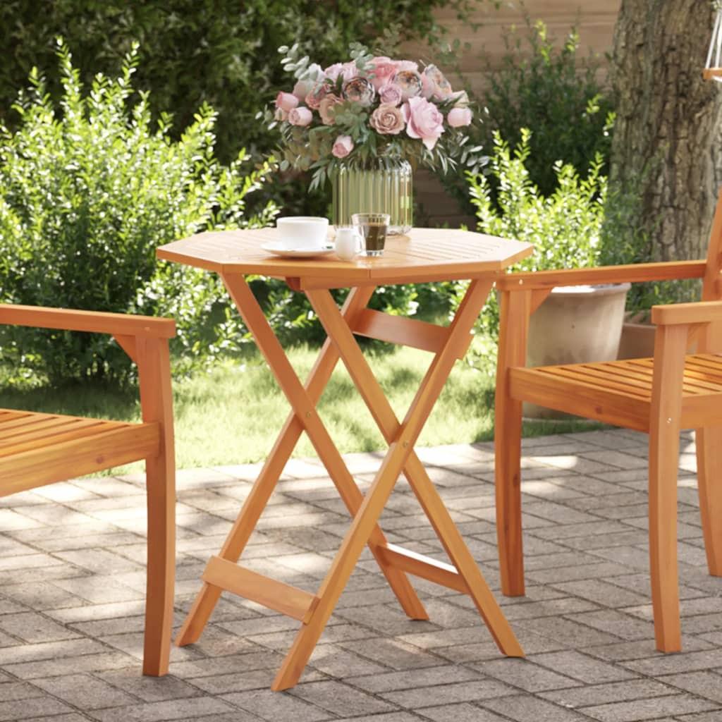 VidaXL Table de jardin bois d'acacia  