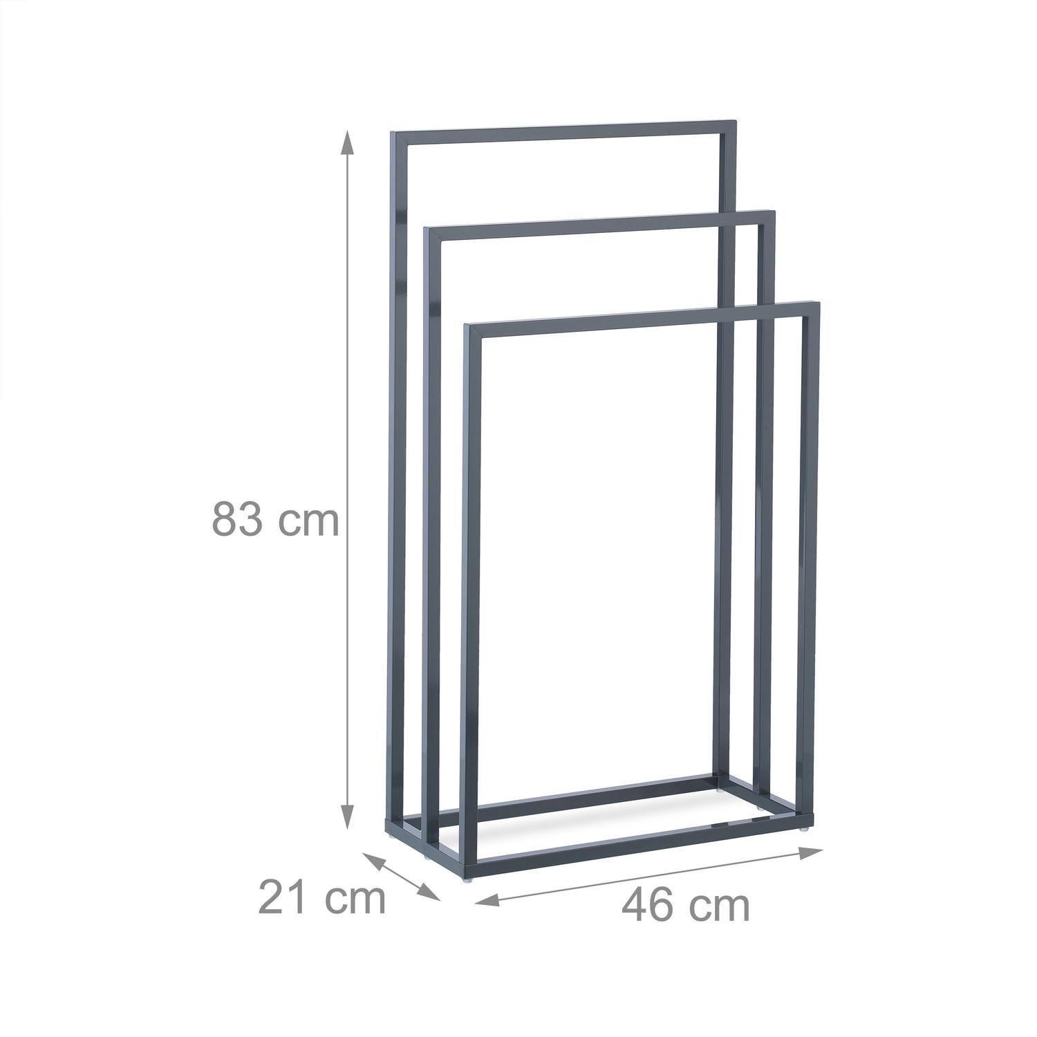 B2X Porte-serviettes 3 rails anthracite  