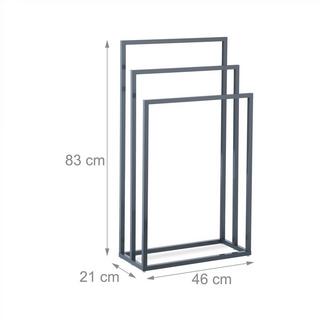 B2X Porte-serviettes 3 rails anthracite  