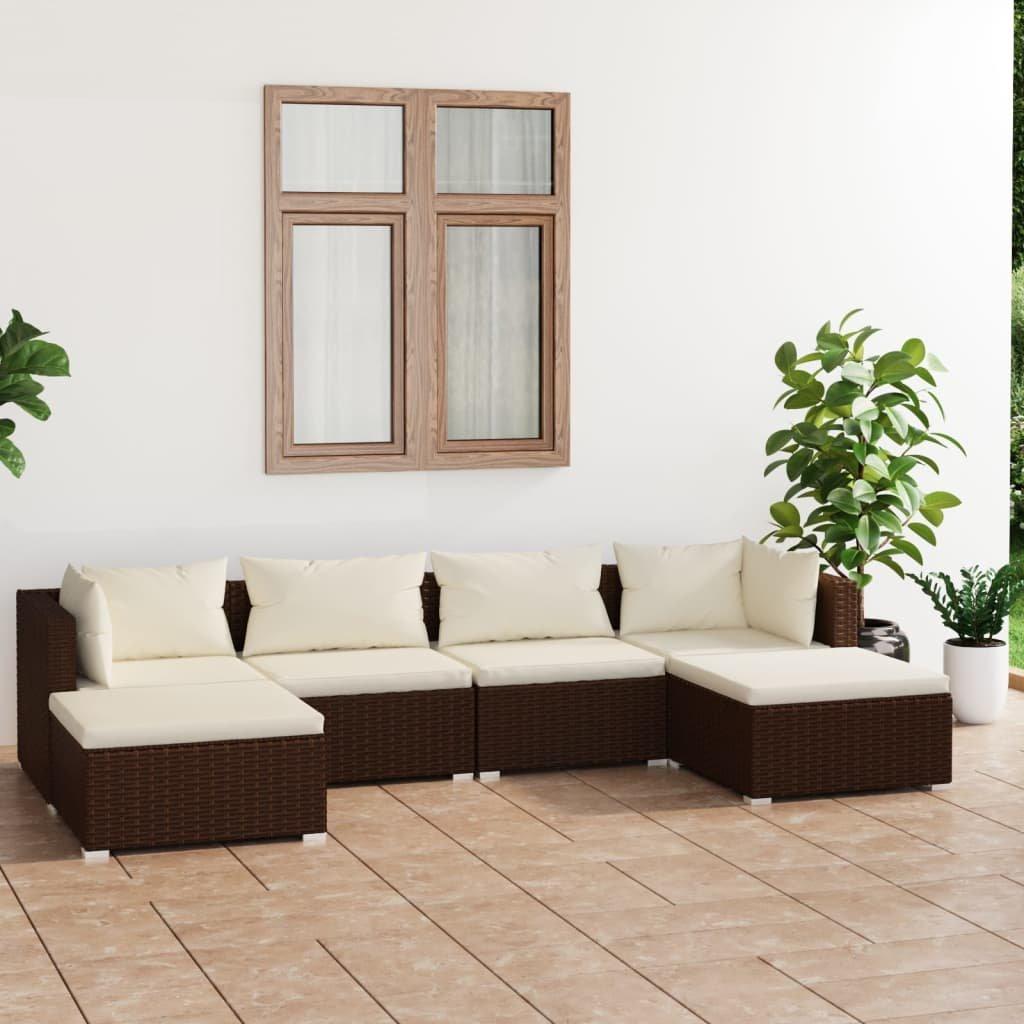 VidaXL Garten-lounge-set poly-rattan  