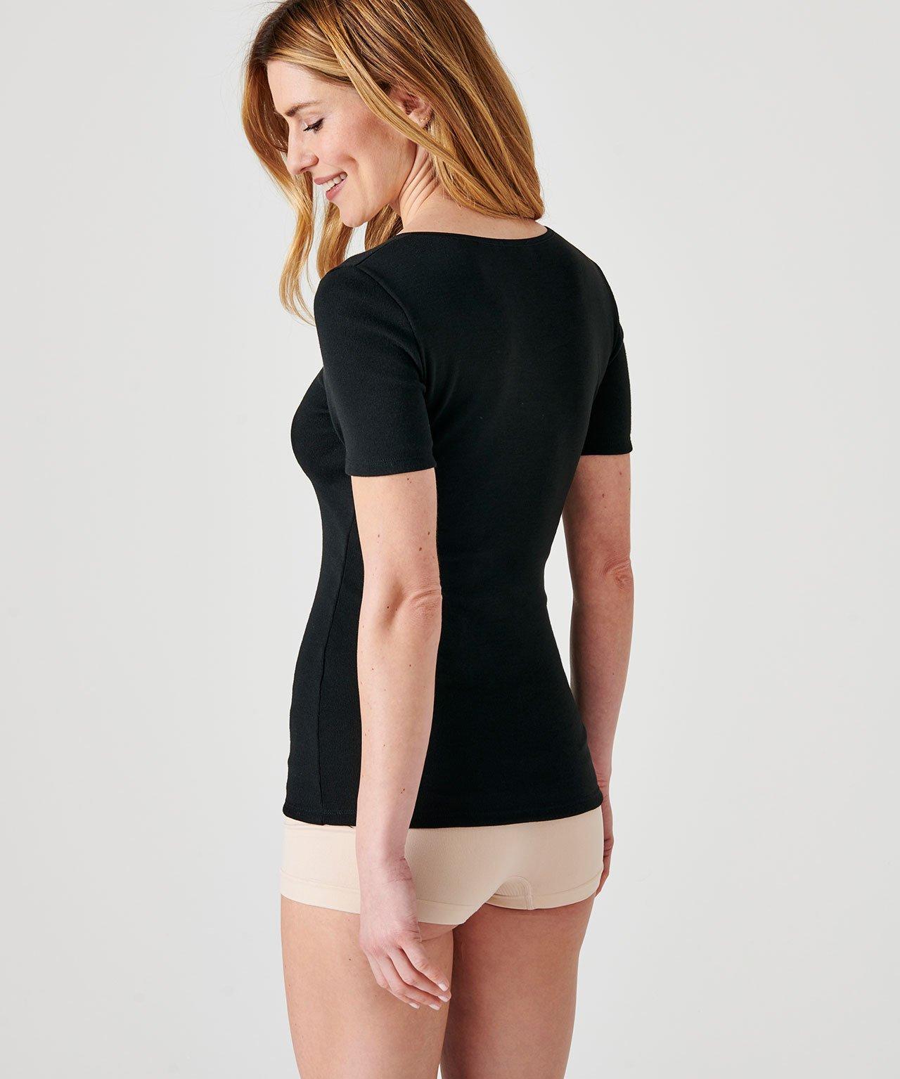 Damart Tee-shirt Manches Courtes Fine Côte Thermolactyl Chaleur Medium 3  