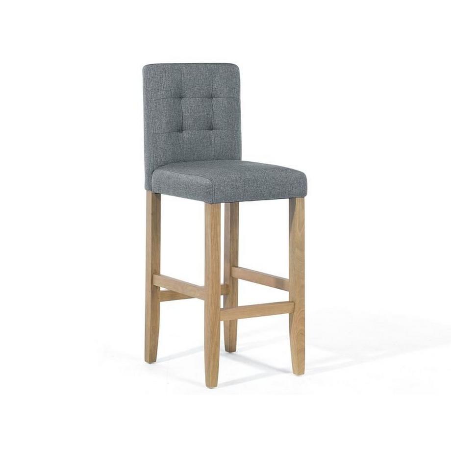 Beliani Set di 2 sedie alte en Poliestere Retrò MADISON  