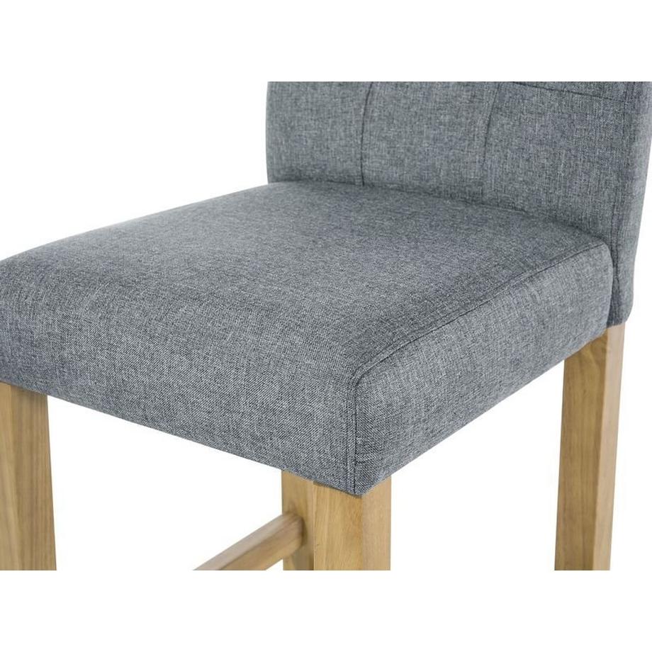 Beliani Set di 2 sedie alte en Poliestere Retrò MADISON  