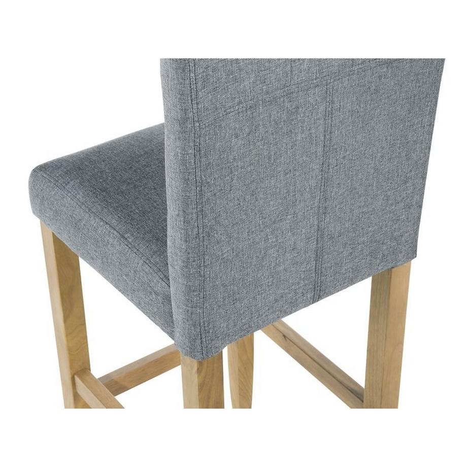 Beliani Set di 2 sedie alte en Poliestere Retrò MADISON  