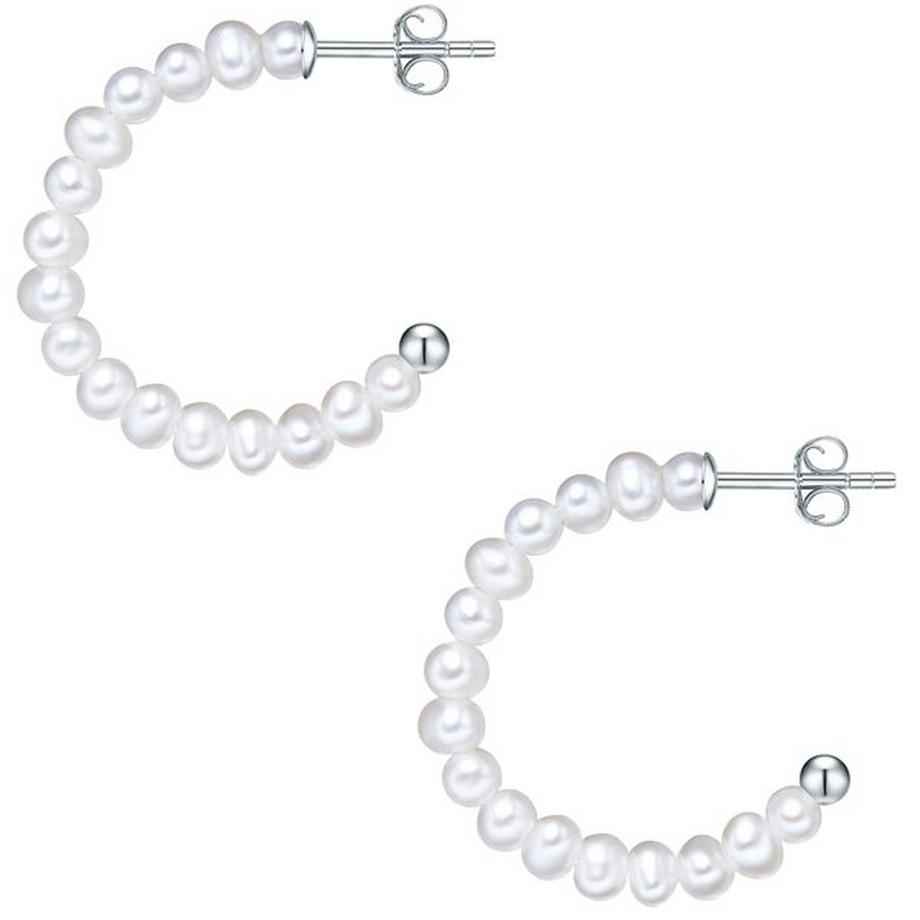 Valero Pearls  Femme Créoles en perle 