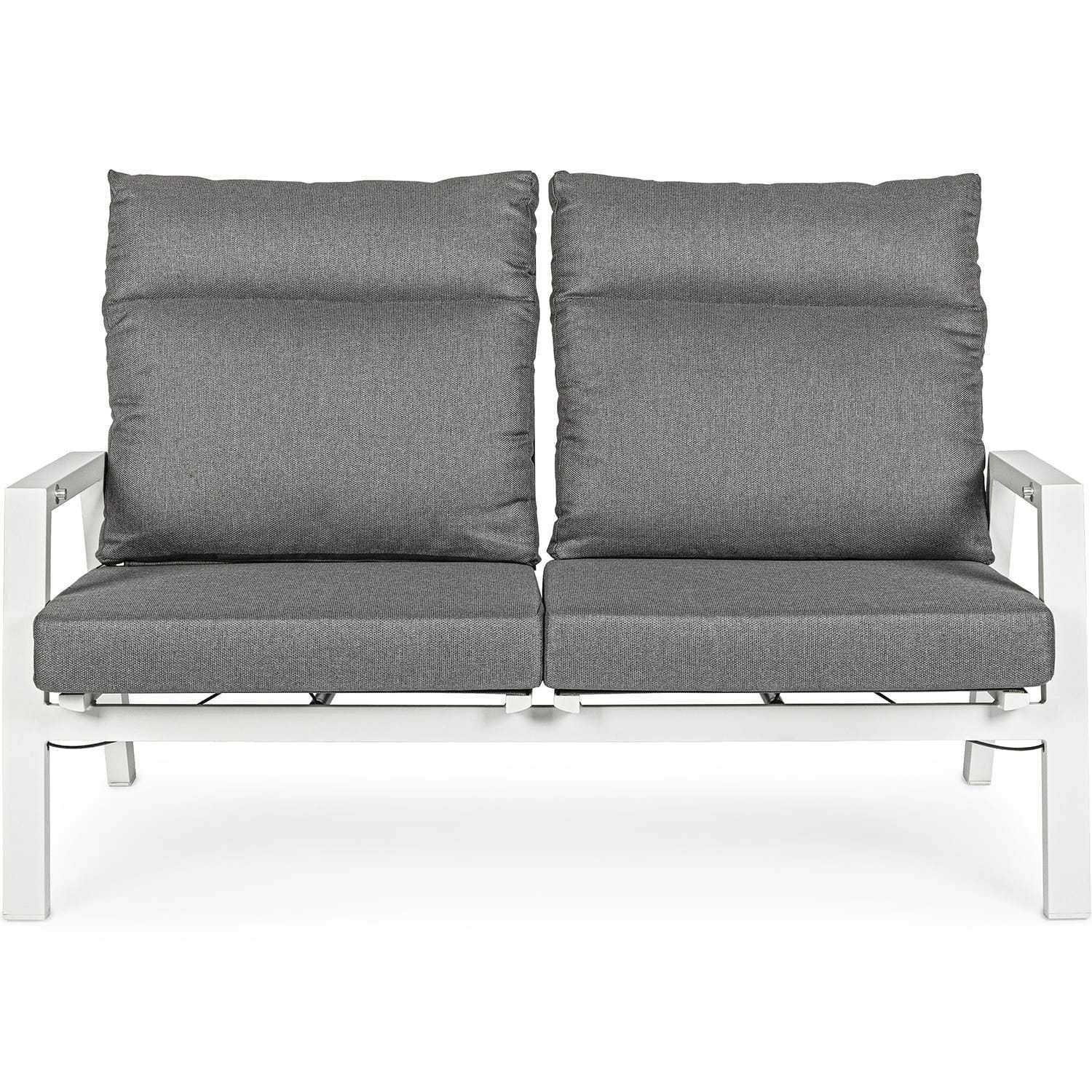 mutoni Garten 2er-sofa kledi mit relaxfunktion und kissen lunar  