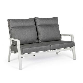 mutoni Garten 2er-sofa kledi mit relaxfunktion und kissen lunar  