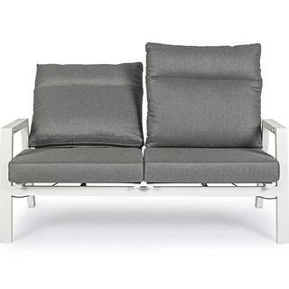 mutoni Garten 2er-sofa kledi mit relaxfunktion und kissen lunar  