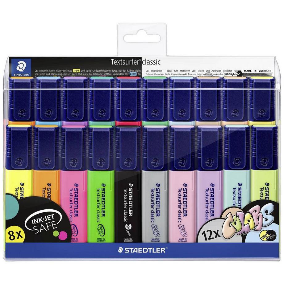 Staedtler 364 WP20 evidenziatore 20 pz Combinata Colori assortiti