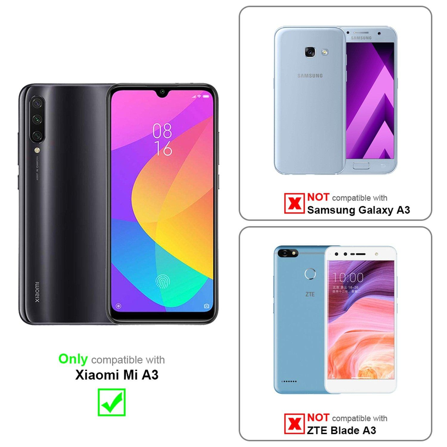 Cadorabo  Hülle für Xiaomi Mi A3 Magnetverschluss, Kartenfach 