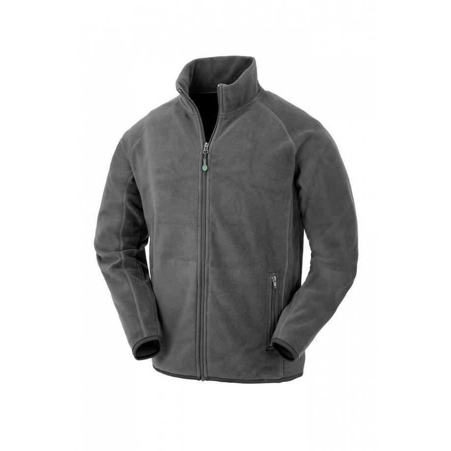 polarthermische jacke aus recyceltem fleece