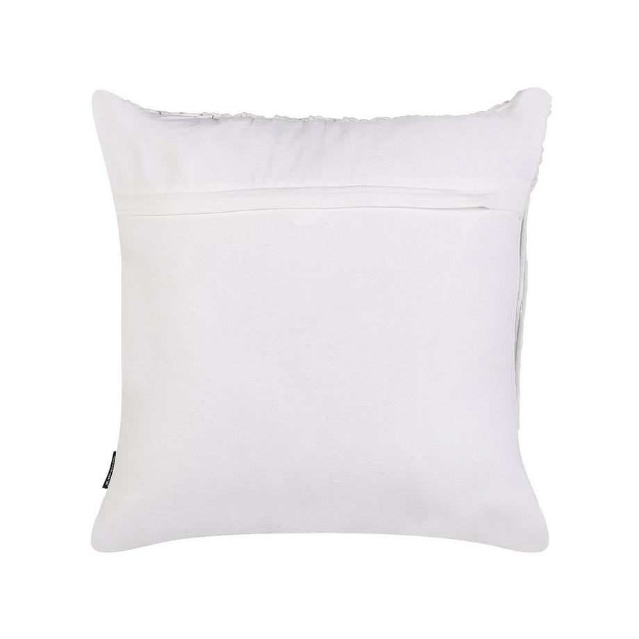 Beliani Dekokissen 2er Set aus Baumwolle Boho BAMIAN  