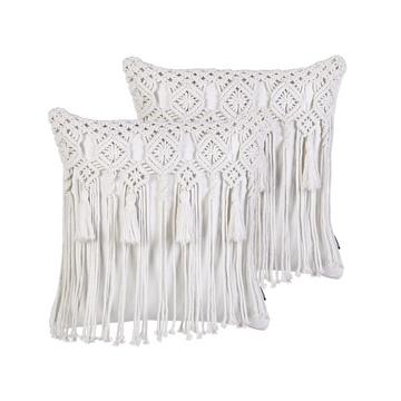 Set di 2 cuscini en Cotone Boho BAMIAN