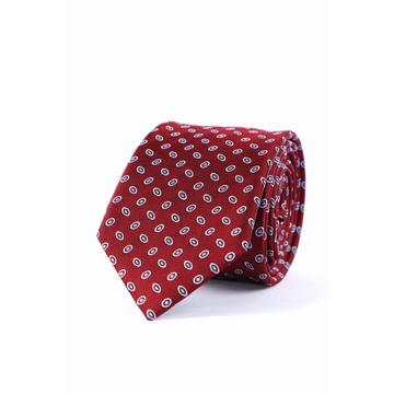 Cravate à micro-motif en soie