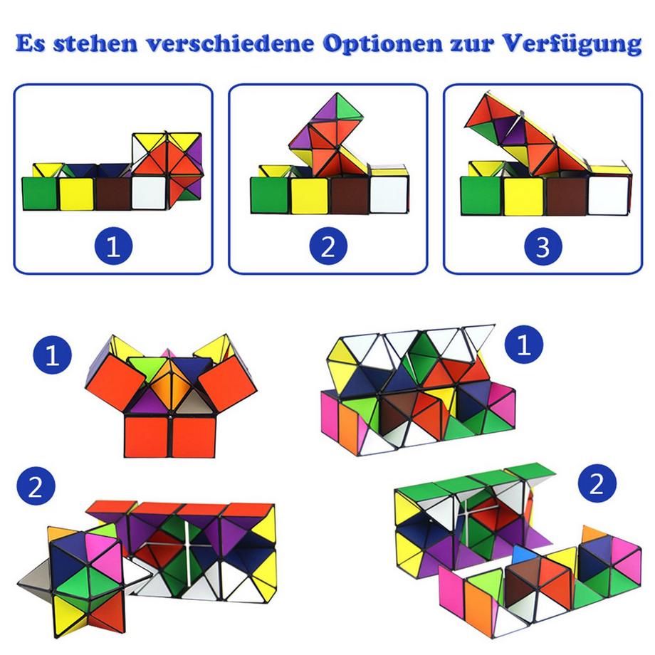 Activity-board  Transformationswürfel Magische Puzzle-Würfel für Kinder und Erwachsene 
