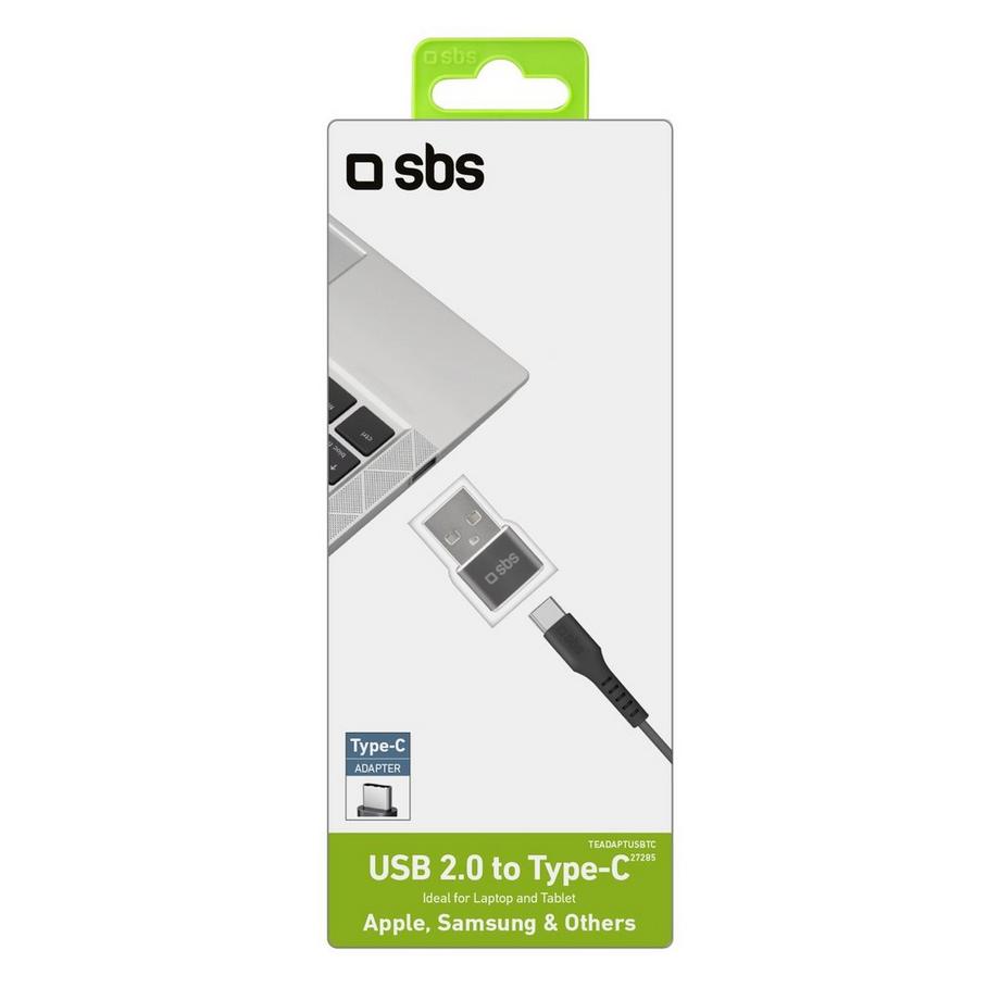 SBS  SBS TEADAPTUSBTC Kabeladapter USB Type-A USB Typ-C Schwarz 