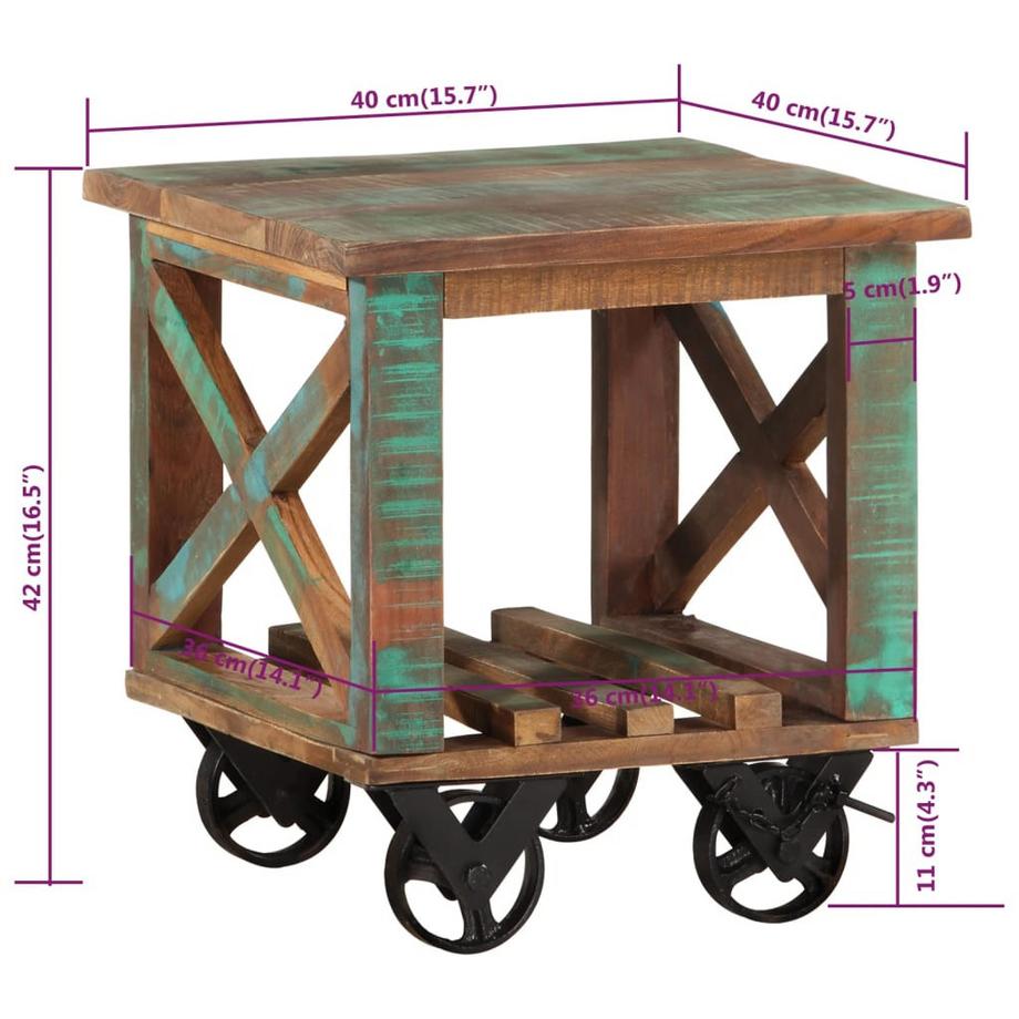 VidaXL Beistelltisch holz  