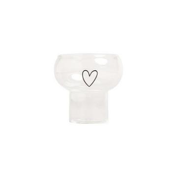 Verre Bubble Cœur