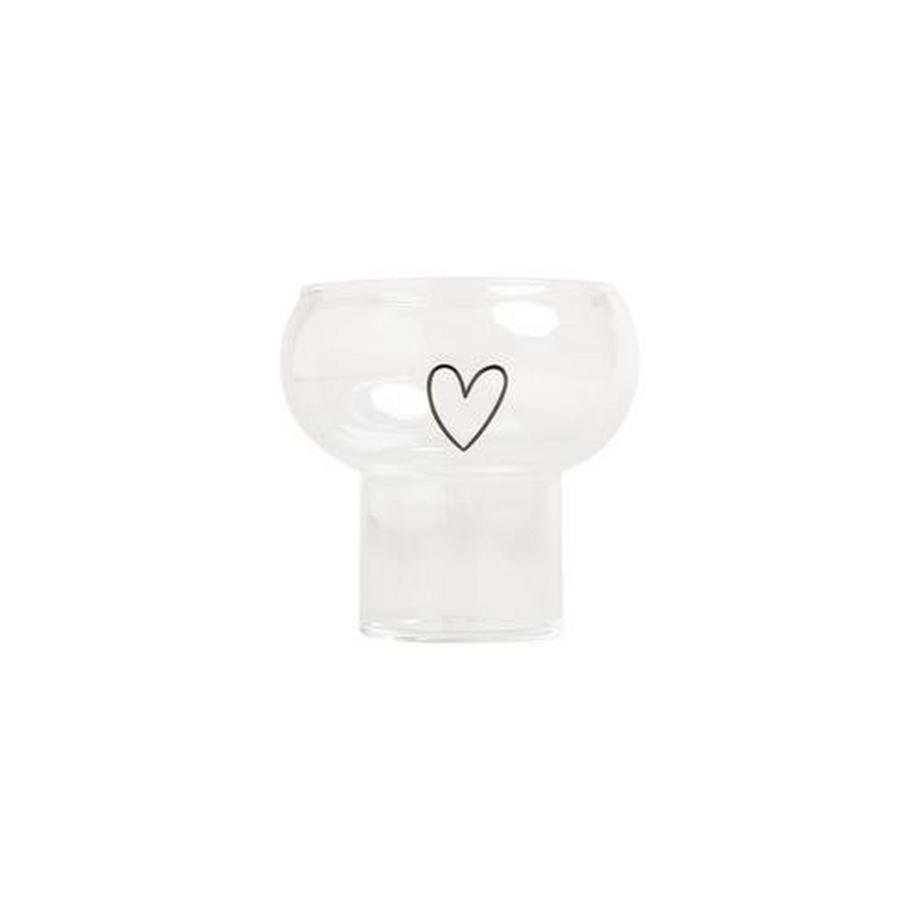 Verre Bubble Cœur