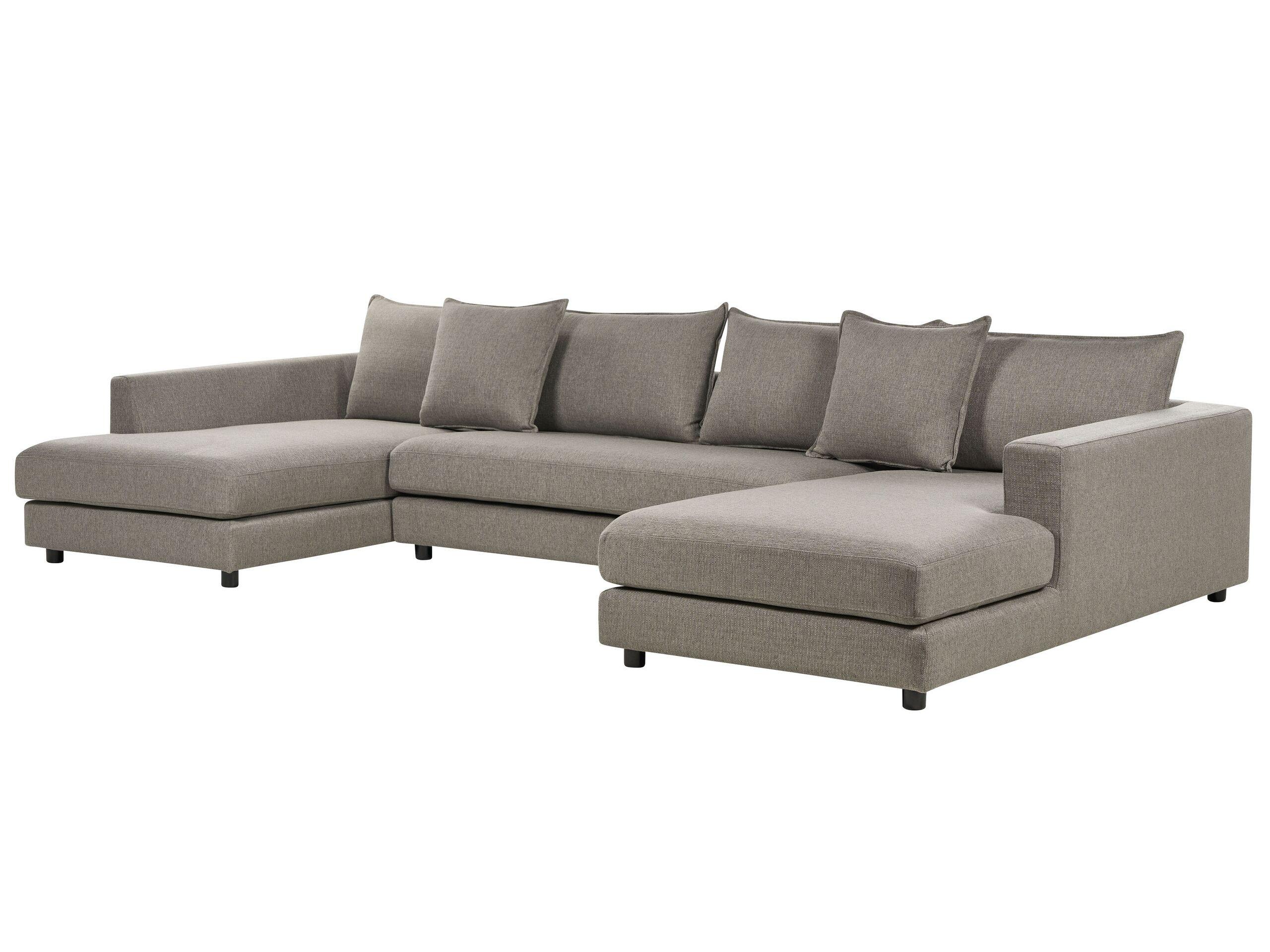 Beliani Ecksofa aus Polyester Modern LILVIKEN  