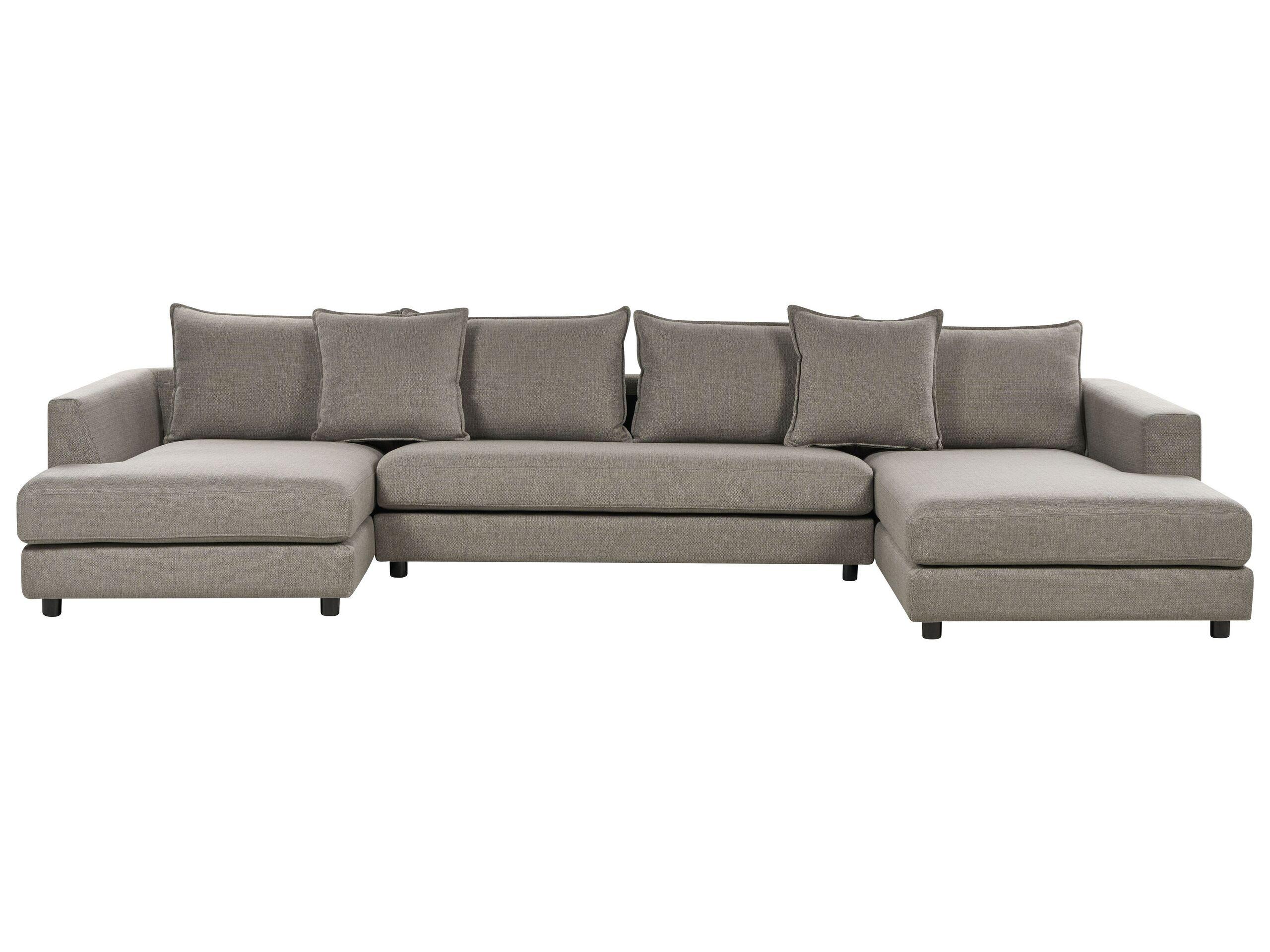 Beliani Ecksofa aus Polyester Modern LILVIKEN  