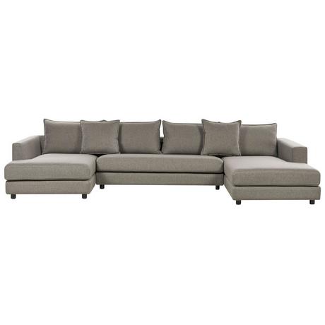 Beliani Ecksofa aus Polyester Modern LILVIKEN  