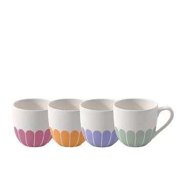 Espressotasse 4tlg. Fleur couleur