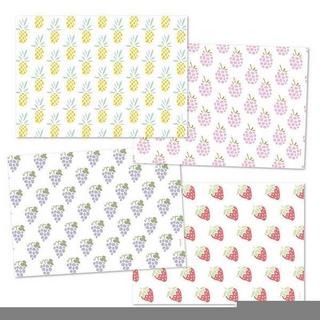 trendform Papiertischset TUTTI FRUTTI 4 Sujets à 12 Blatt  