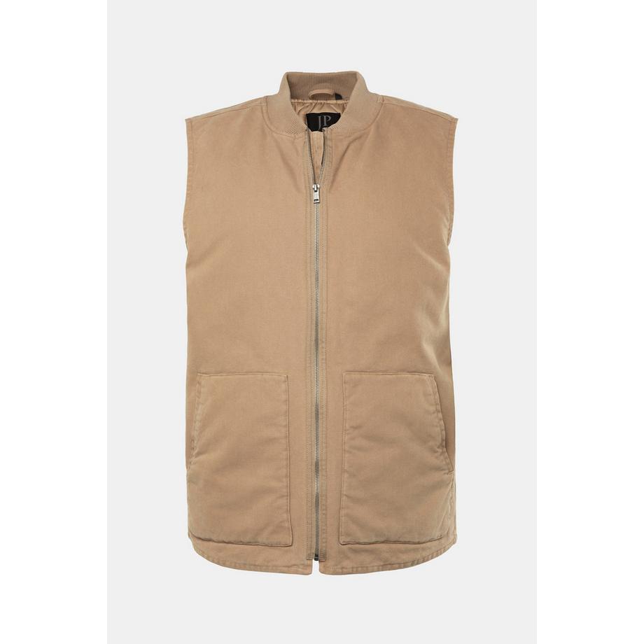 JP1880 Gilet en toile Col Teddy  
