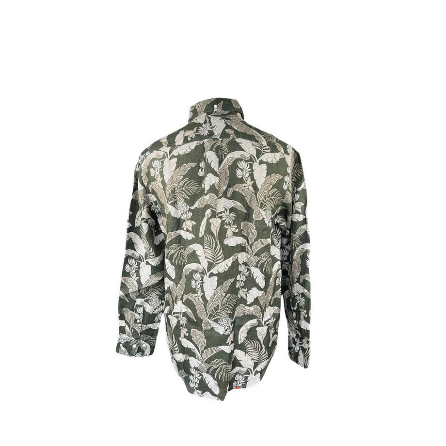 GANT Bedrucktes Regular Fit Leinenhemd  