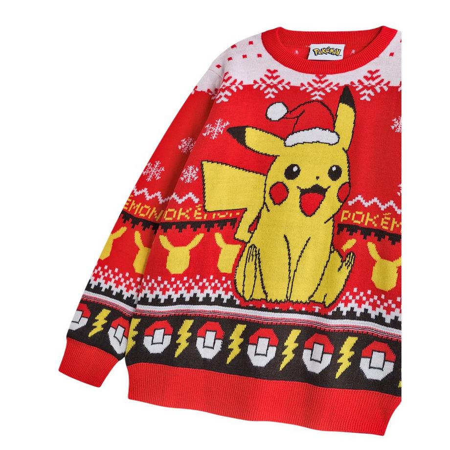 Pokémon  Pull De Noël Motif Pikachu 