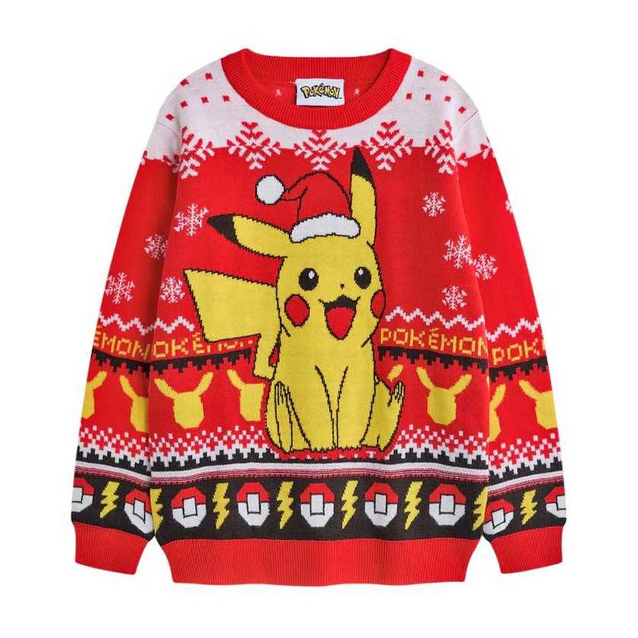 Pull De Noël Motif Pikachu