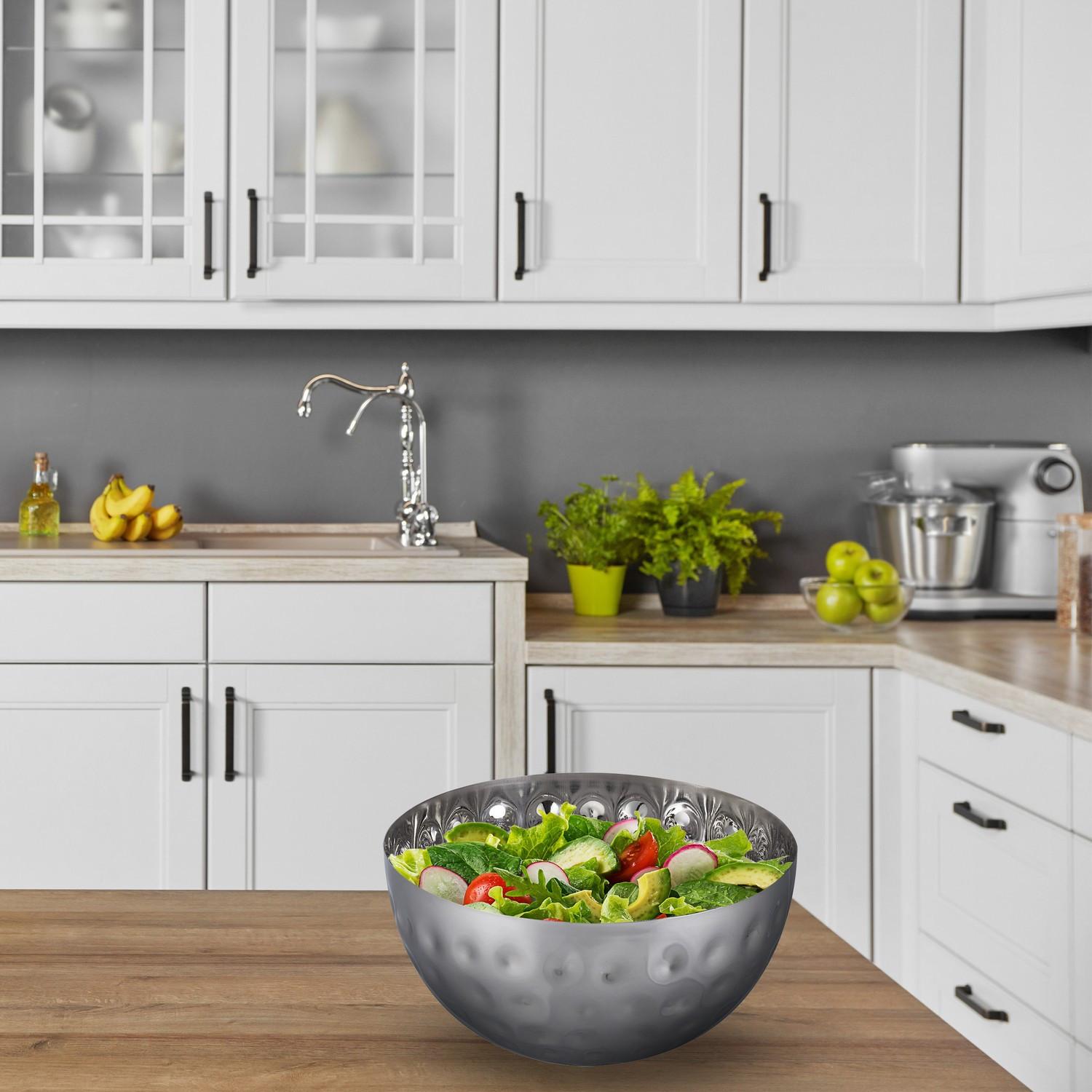 Northix Silberne Servierschüssel  