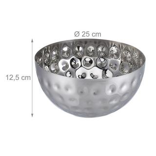 Northix Silberne Servierschüssel  