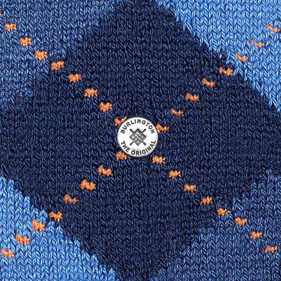 Burlington Preston Rautenmuster Socken  