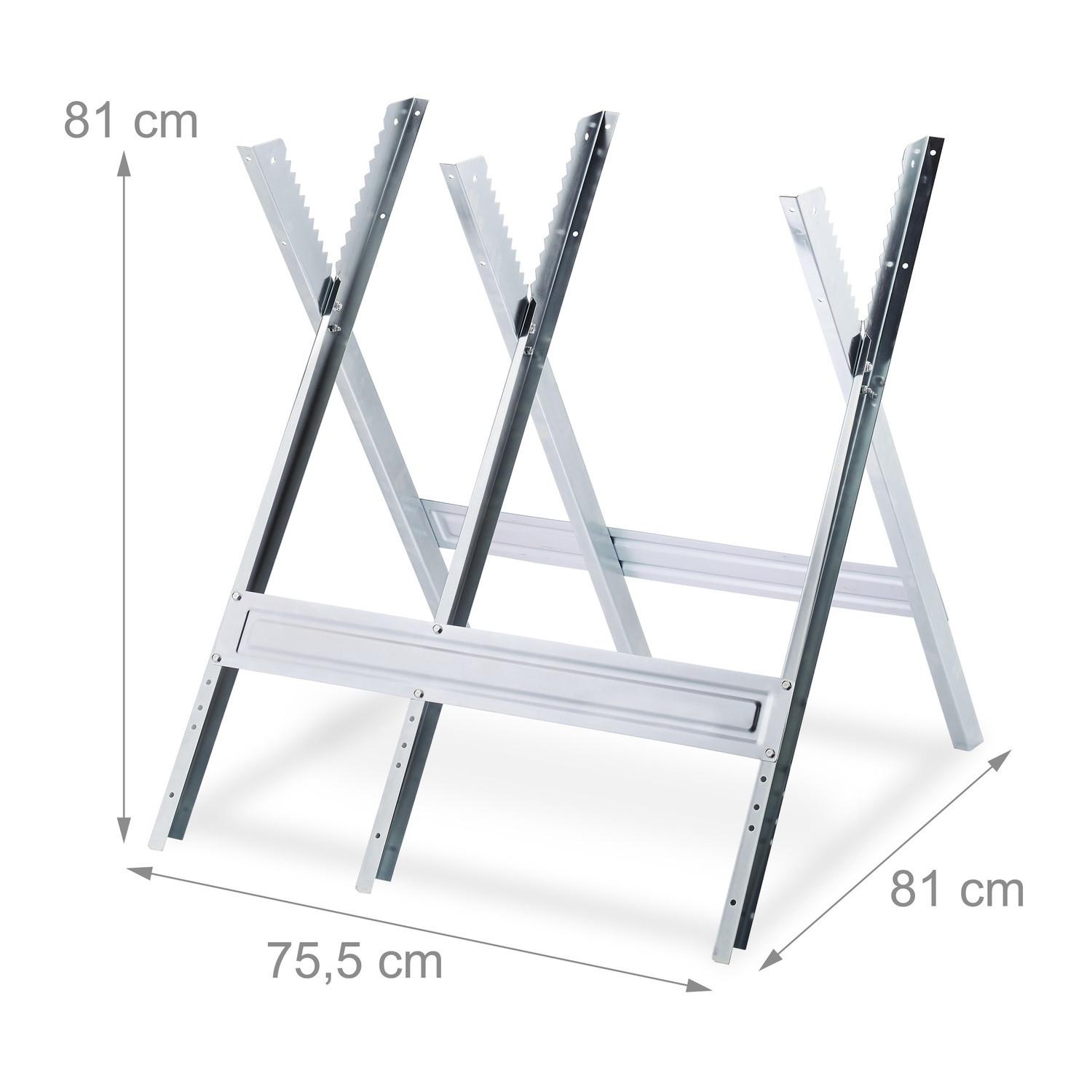 B2X Chevalet de scie en métal  