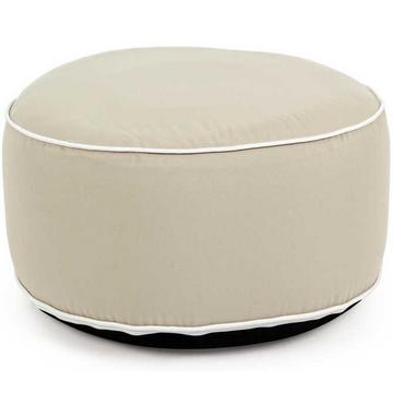 Sgabello pouf da giardino Rihanna beige