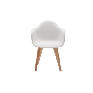 Vente-unique Stuhl mit Armlehnen 2erSet VIXI Polypropylen Buche  