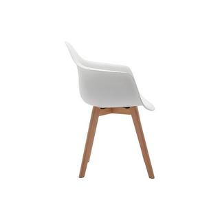 Vente-unique Stuhl mit Armlehnen 2erSet VIXI Polypropylen Buche  