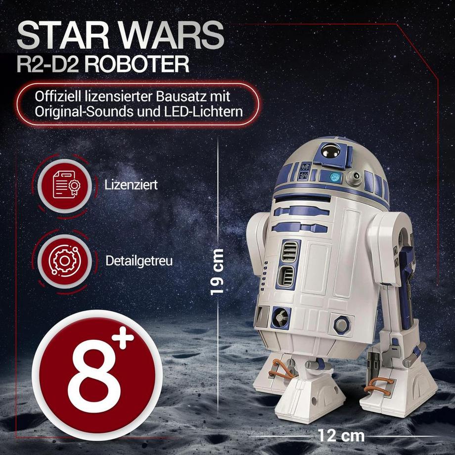 Clementoni  Star Wars R2D2 con effetti di luce e suoni 