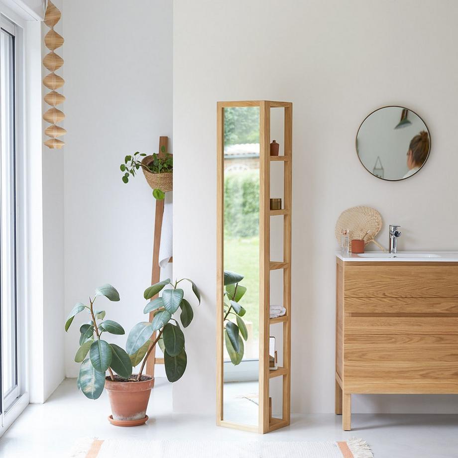 Tikamoon Hochschrank aus massivem Teak Twig  