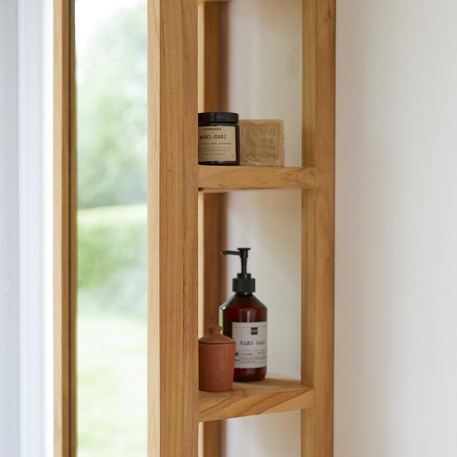 Tikamoon Hochschrank aus massivem Teak Twig  