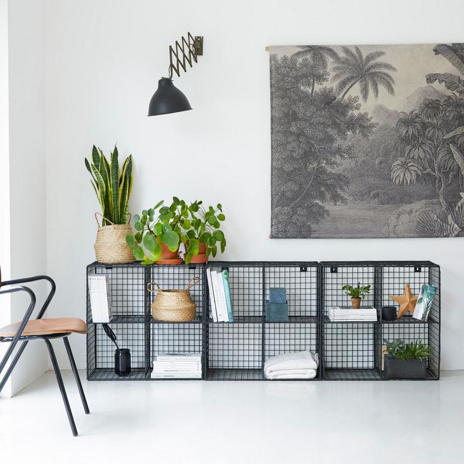 Tikamoon Bücherregal aus Metall Sona  