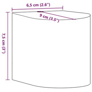 VidaXL Außenwandleuchte aluminium  